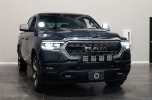 Ram 1500 Ditch Light Kit - Above Hood - Diode Dynamics - Stage Series Backlit - White Combo - `19-`24